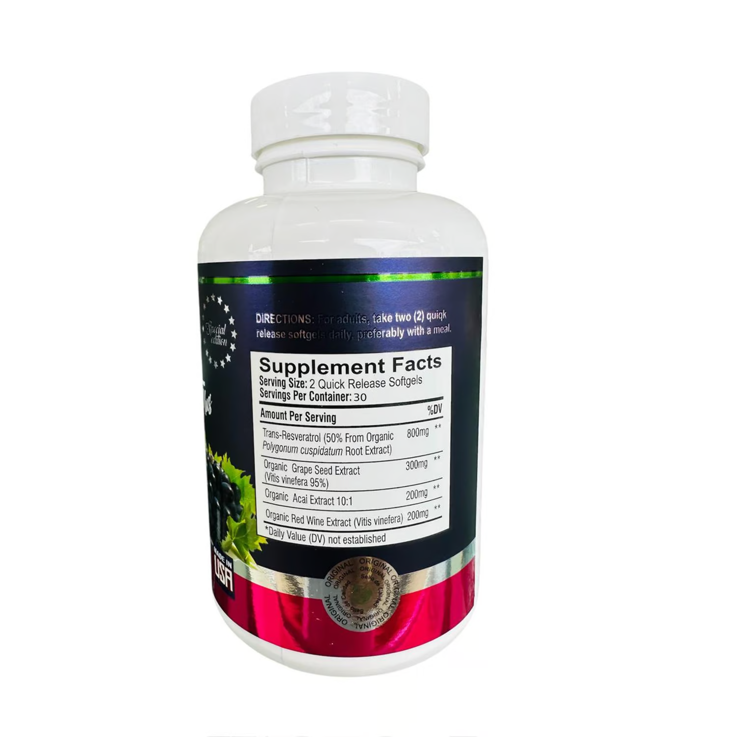 RESVERATROL 60 CAPSULAS