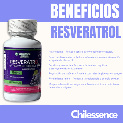 RESVERATROL 60 CAPSULAS